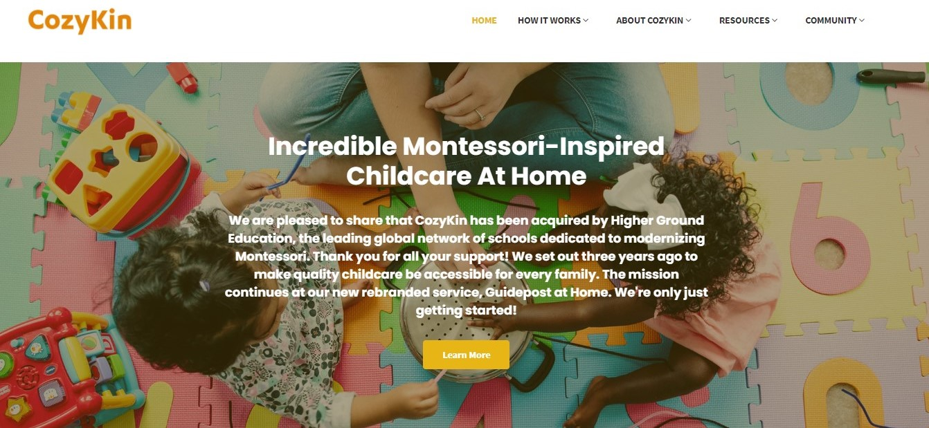 School website page School website page